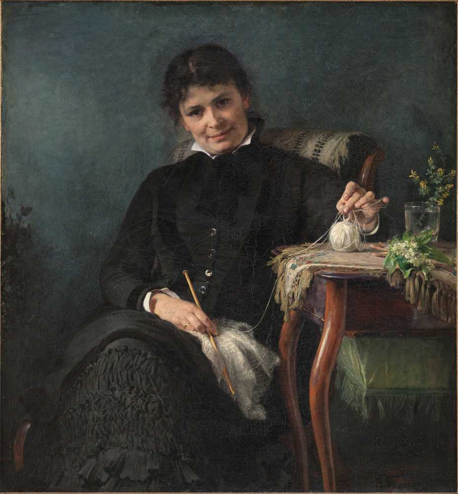 Anna Seekamp. Kunstnerens søster