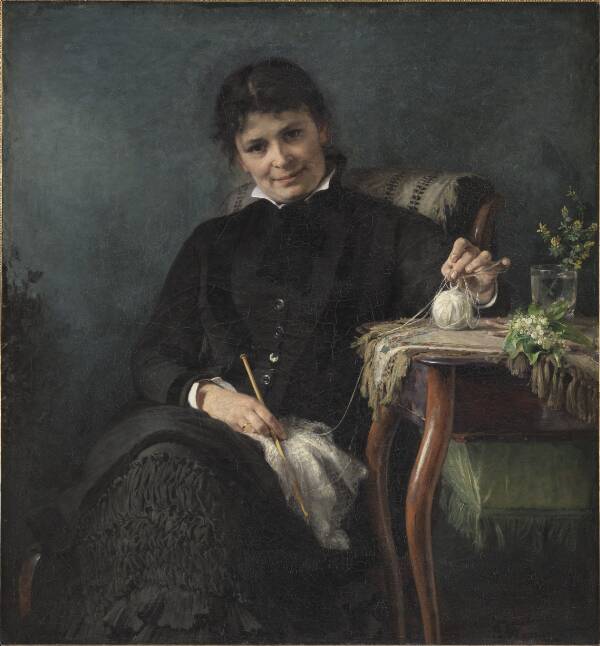 Anna Seekamp. Kunstnerens søster