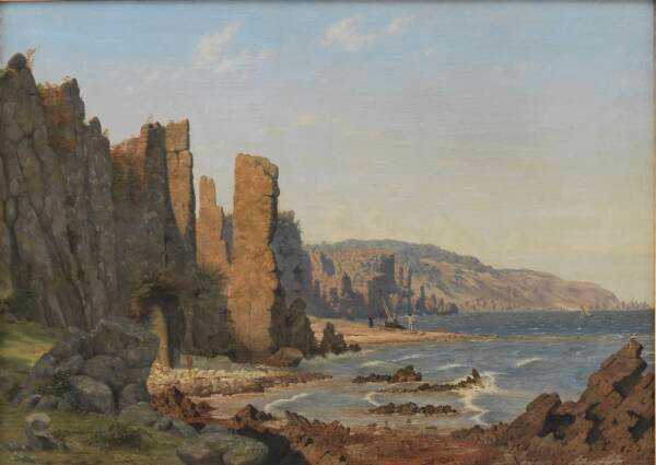 Lyseklippen ved Rø på Bornholm