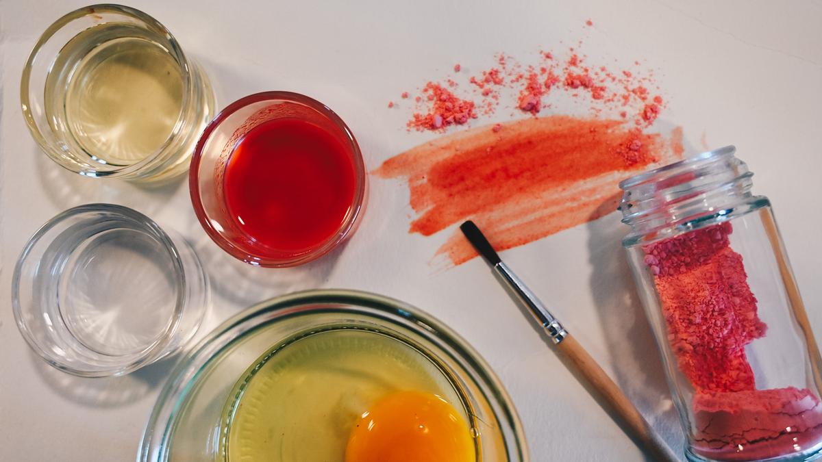 Fra pigment til maling