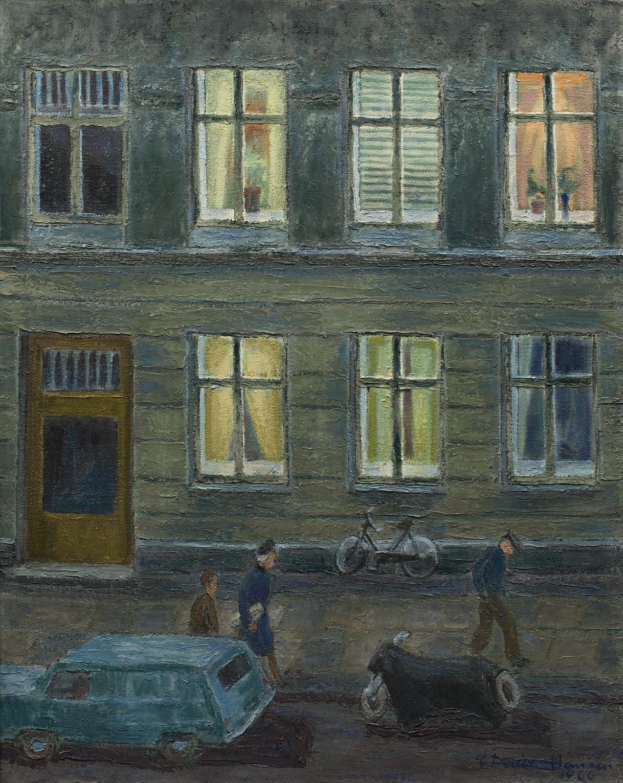 Gade. Aften